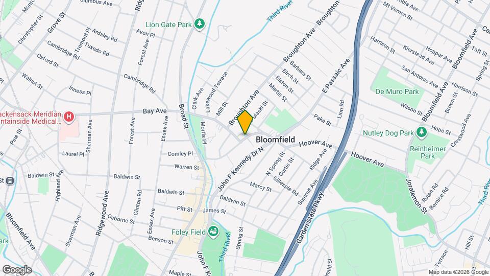 313 Hoover Ave Map and Location Details