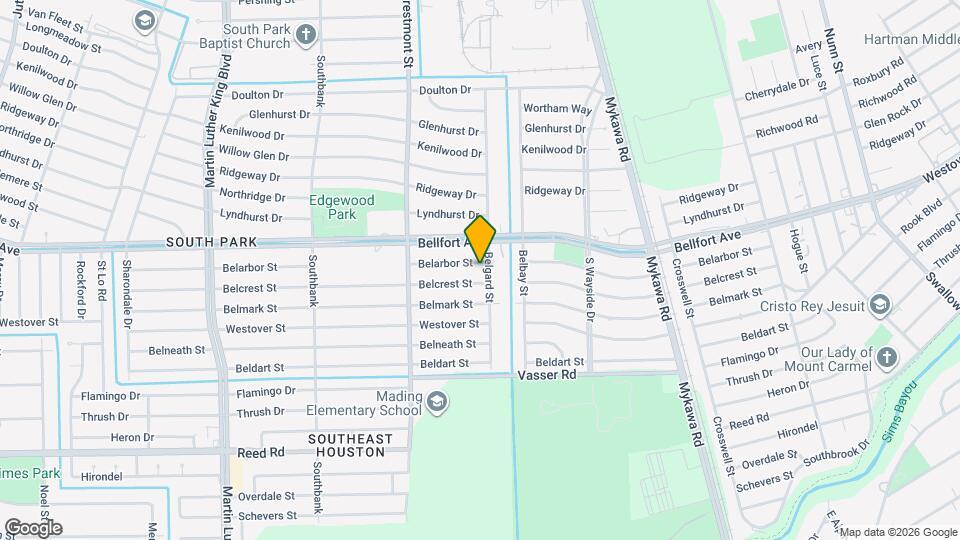 5962 Belarbor St Map and Location Details