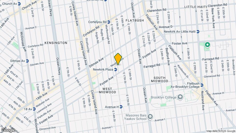 605 East 16th Street Map and Location Details