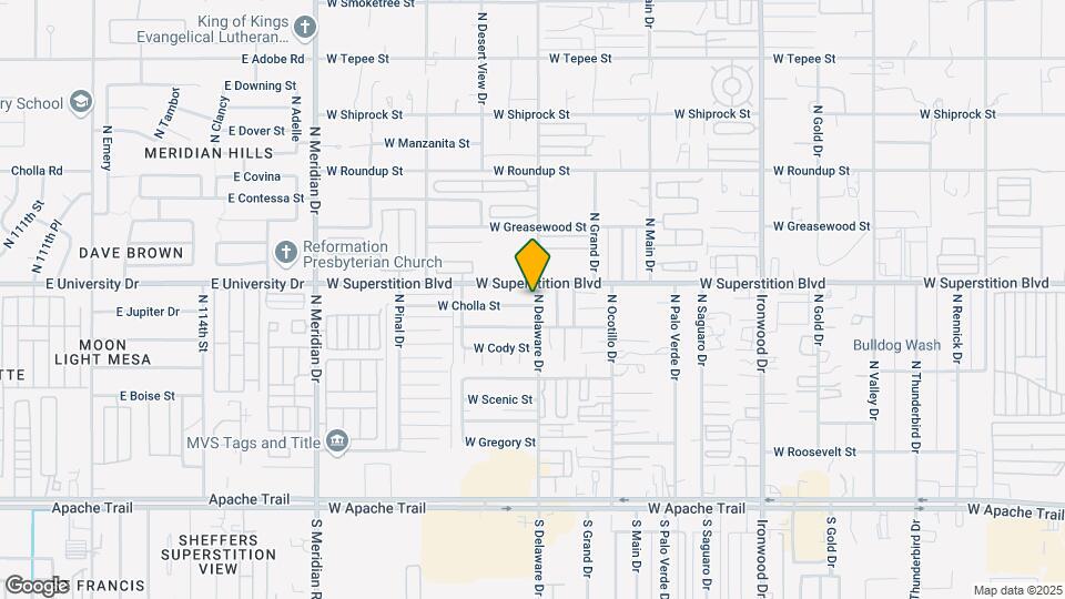 2424 W Cholla St Map and Location Details