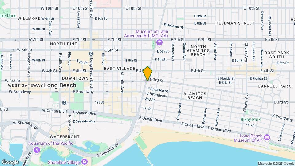 278 Alamitos Ave Mapa y Detalles de la Ubicación