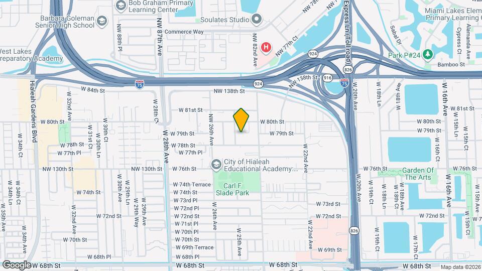 2461 W 78th St Map and Location Details