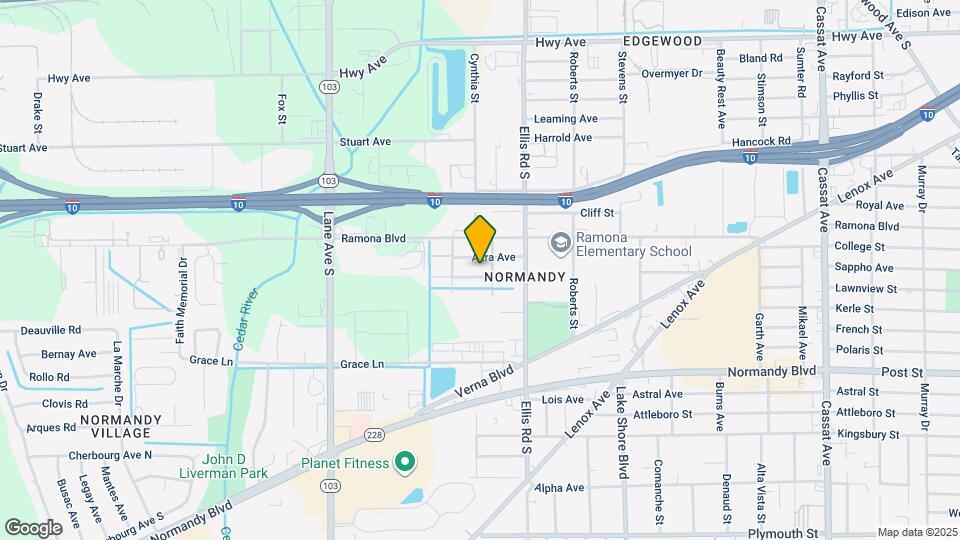 5685 Atlee Ave Map and Location Details