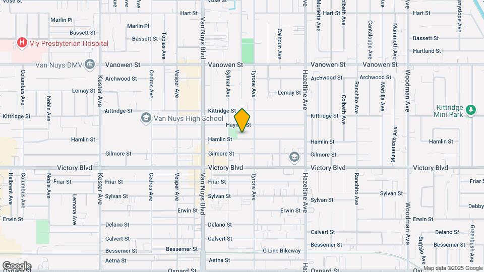 14335 Hamlin St Map and Location Details