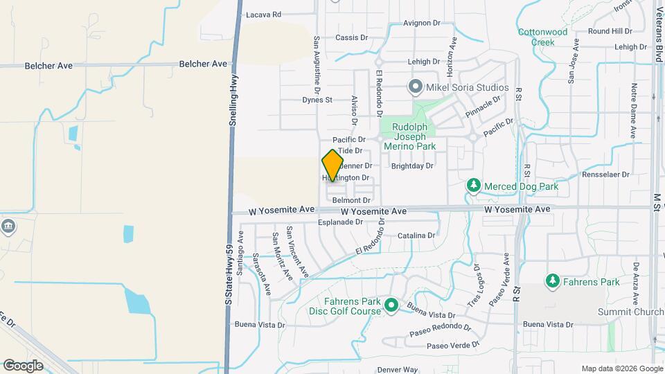 1382 Rincon Dr Map and Location Details
