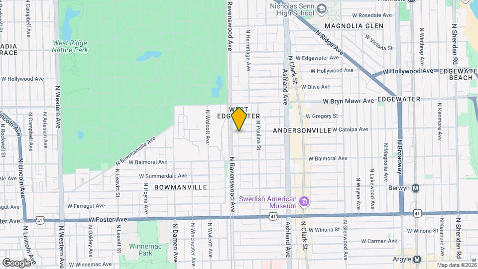 1741 W Catalpa Ave, Unit 2 Map and Location Details