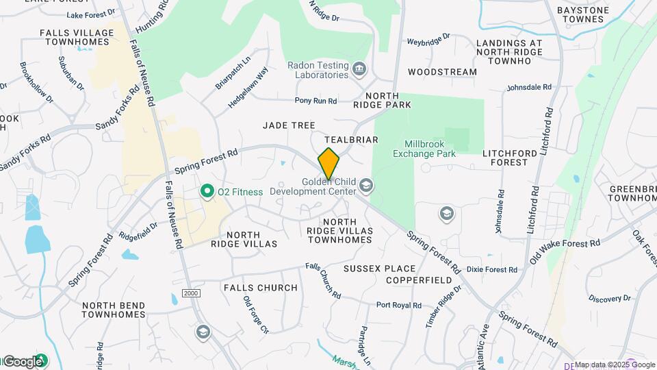 1605 Budwood Dr Map and Location Details
