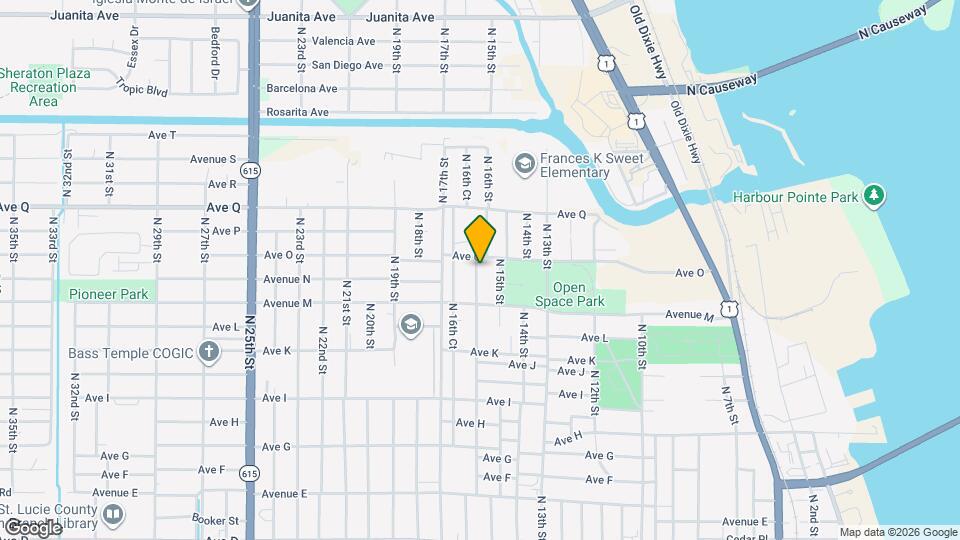 1508 N 16th St Map and Location Details