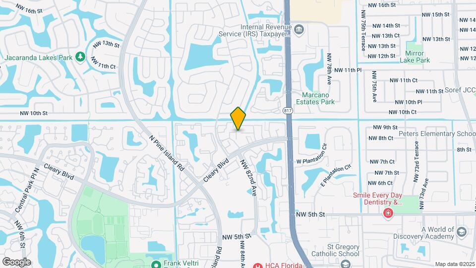 8201 NW 8th Pl Mapa y Detalles de la Ubicación