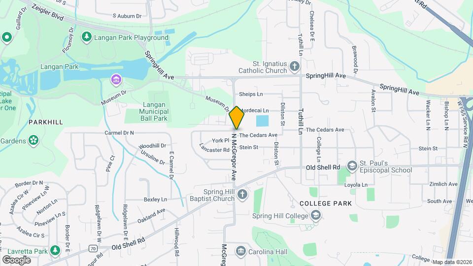 4410 The Cedars Ave Map and Location Details