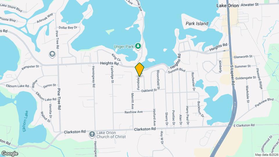 655 Ferndale Ave Map and Location Details