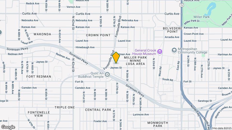 5513 N 37th St Map and Location Details