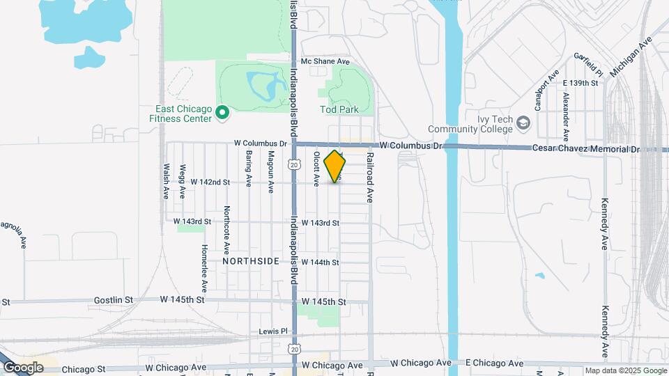 4202 Tod Ave Map and Location Details