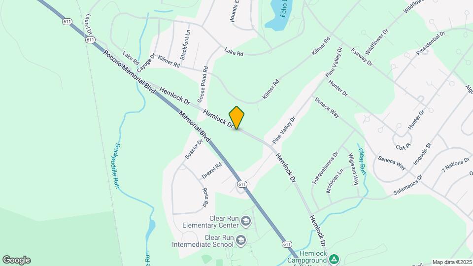 400 Hemlock Dr Map and Location Details