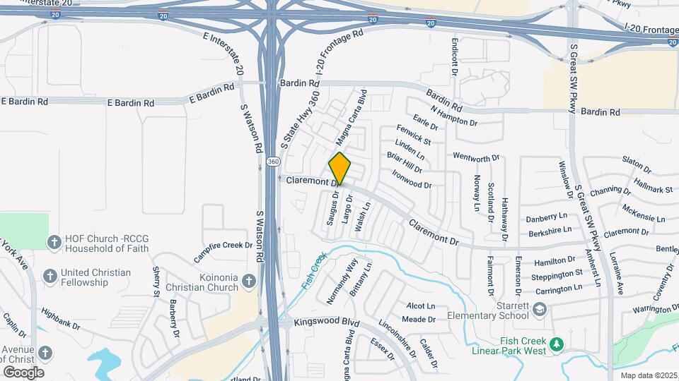 4304 Saugus Dr Map and Location Details