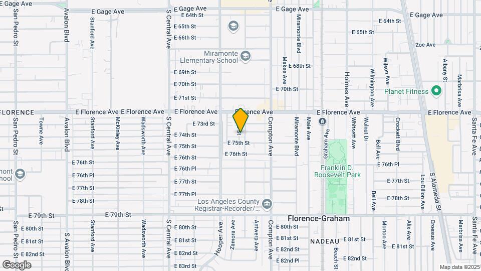 7411 Parmalee Ave Map and Location Details
