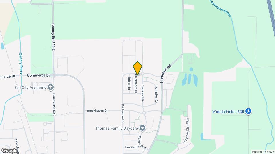 2373 Blackthorn Dr Map and Location Details