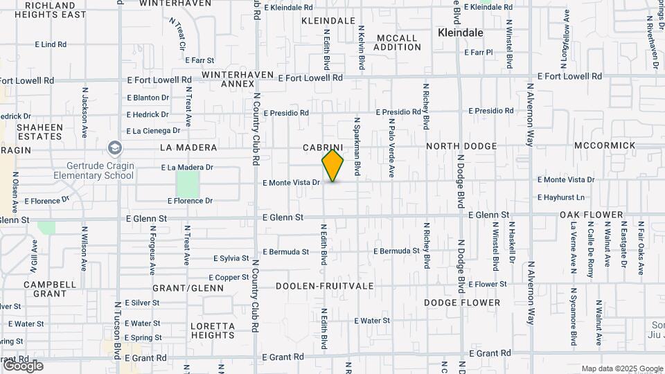 3314-3318 E Monte Vista Dr Map and Location Details