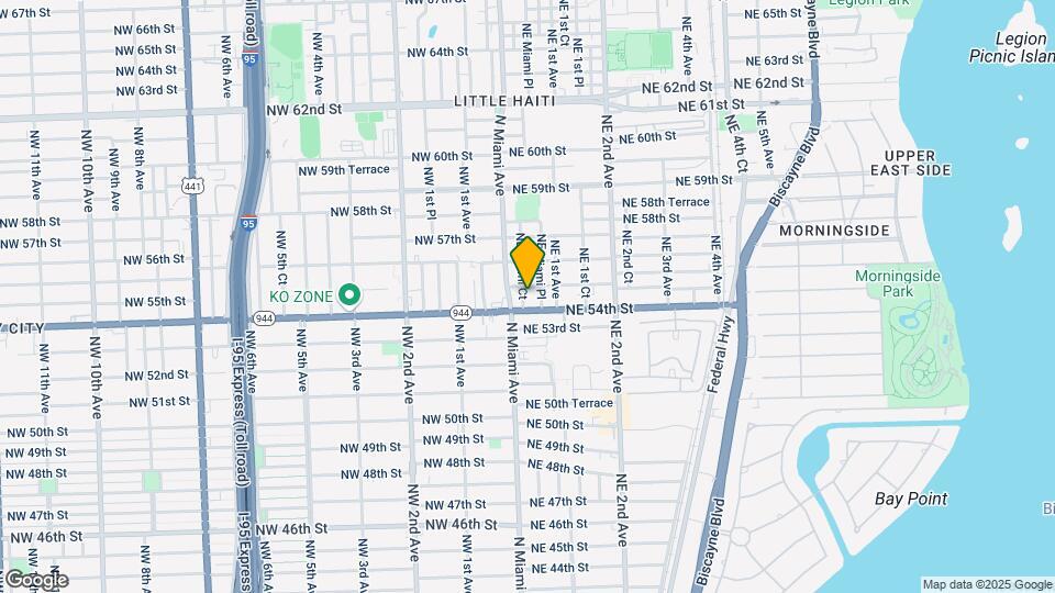 5423 NE Miami Ct Map and Location Details