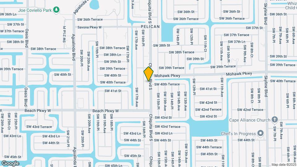 4016 Chiquita Blvd S Map and Location Details