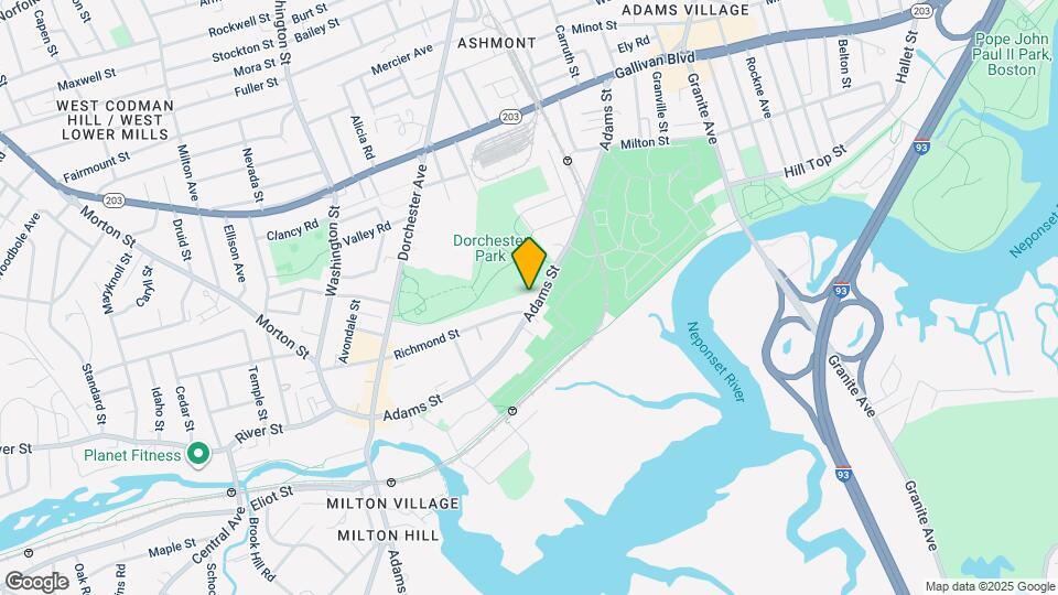 1045 Adams St, Unit Adams st Map and Location Details
