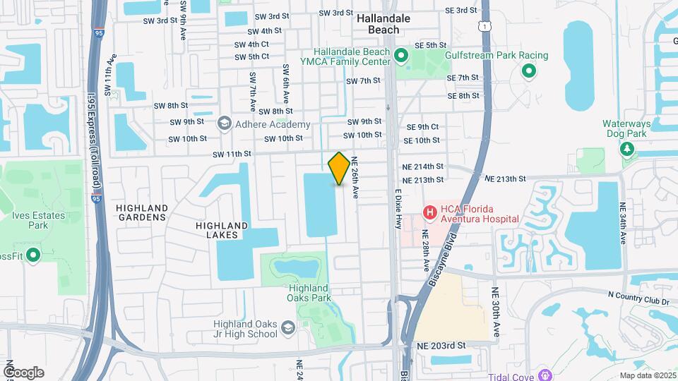 21220 NE 25th Ct Map and Location Details