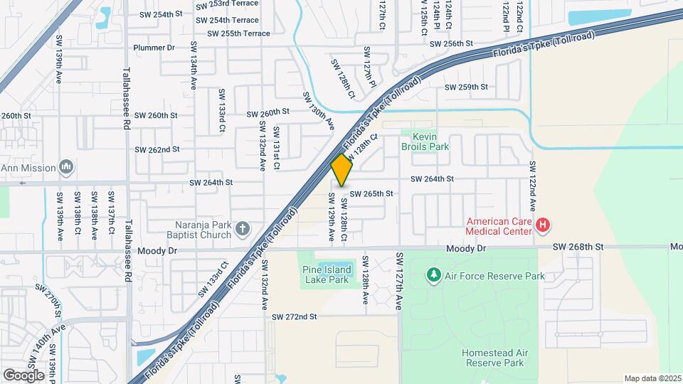 12919 SW 265th St Mapa y Detalles de la Ubicación