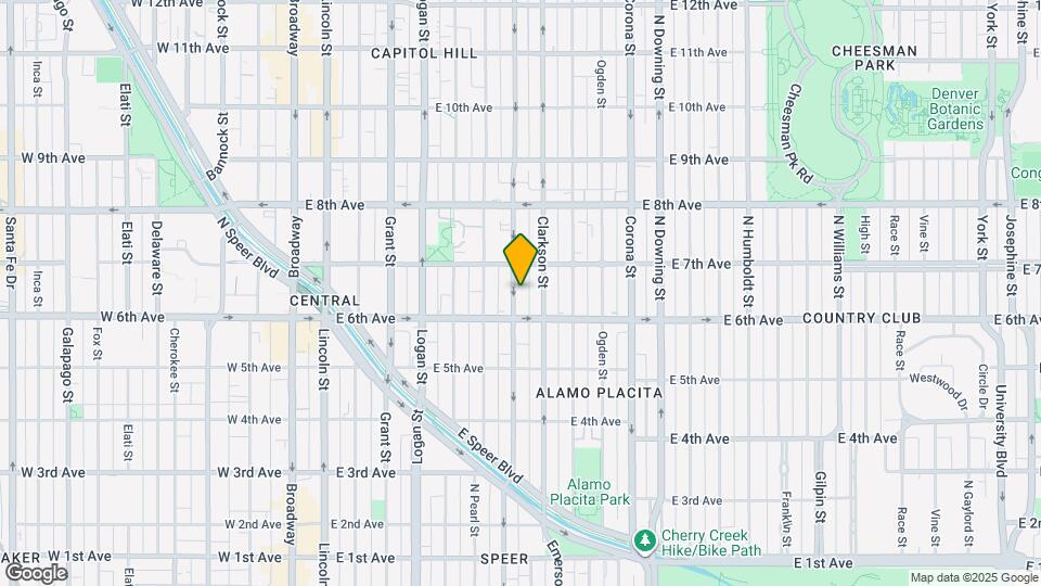 636 N Washington St, Unit 102 Mapa y Detalles de la Ubicación