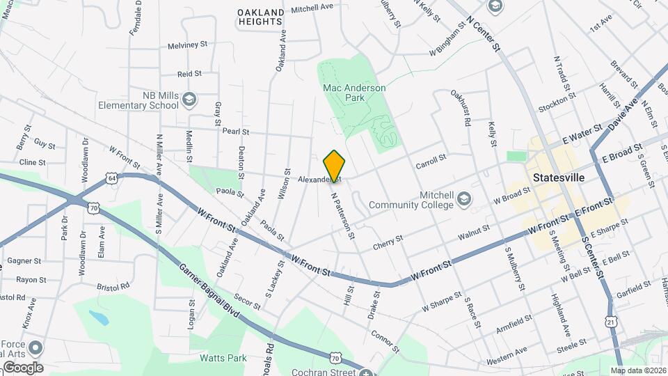 252 N Patterson St Map and Location Details