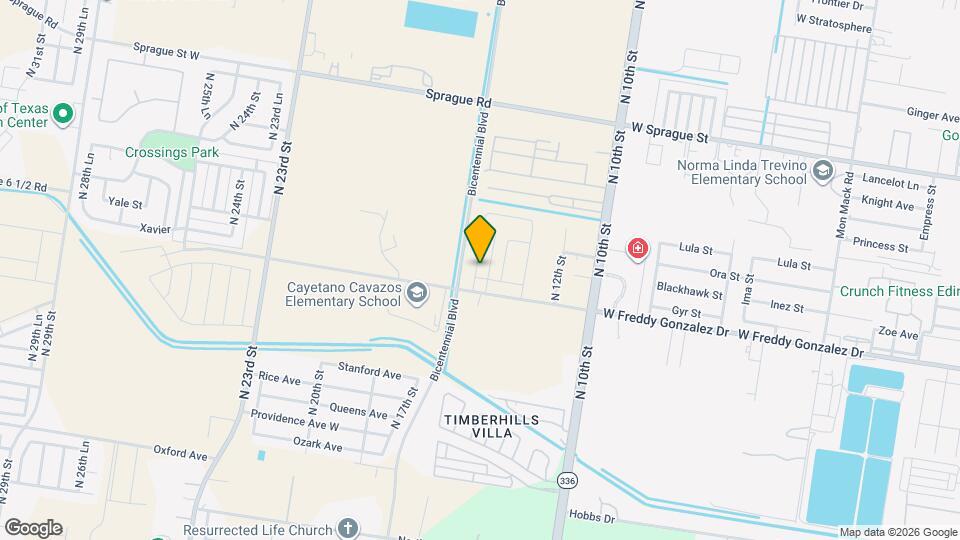 10200 N 15th St Map and Location Details