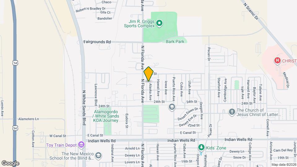 2507 Alaska Ave Map and Location Details