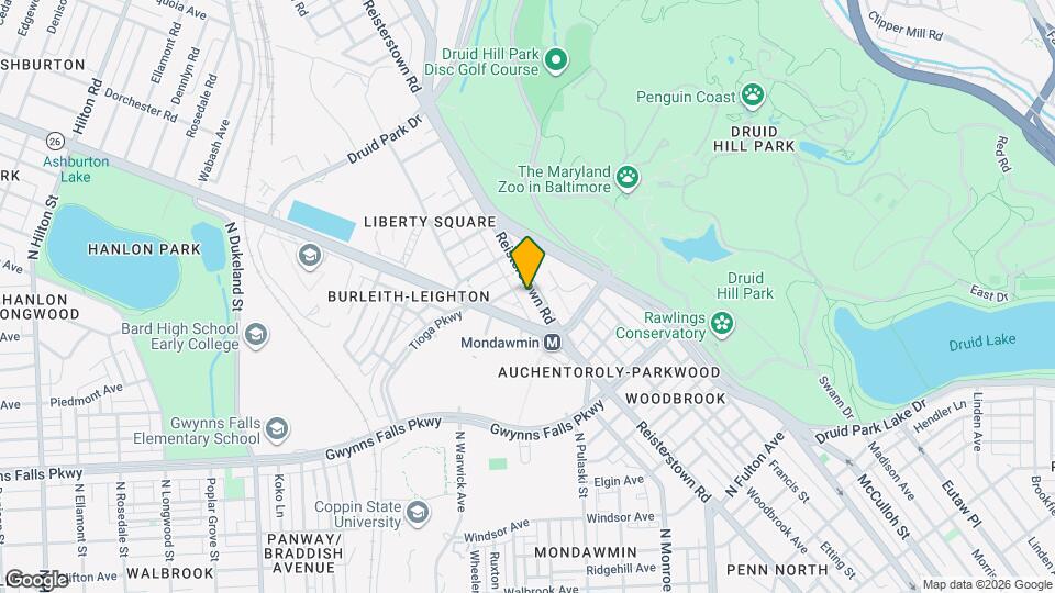 2732 Reisterstown Rd, Unit 2 Map and Location Details