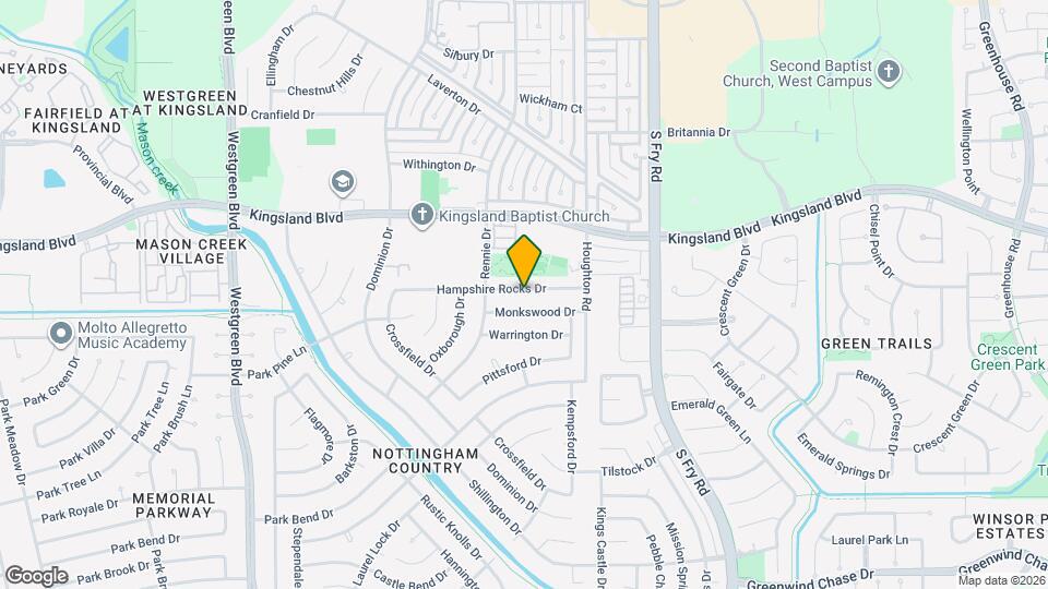 20303 Hampshire Rocks Dr Map and Location Details