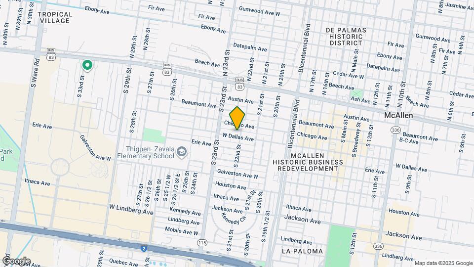 2204 Dallas Ave, Unit 3 Map and Location Details