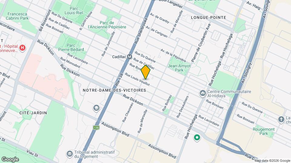 3109-3117 Louis-Veuillot Rue Map and Location Details