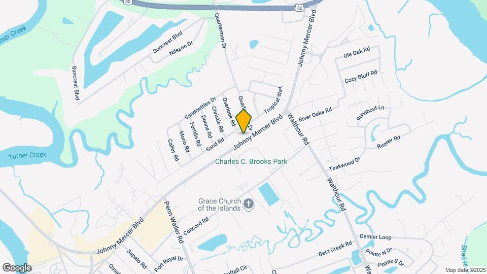 7020 Johnny Mercer Blvd Map and Location Details