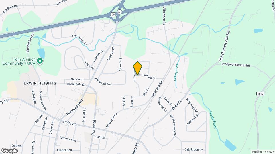 109 Lanford Dr Map and Location Details