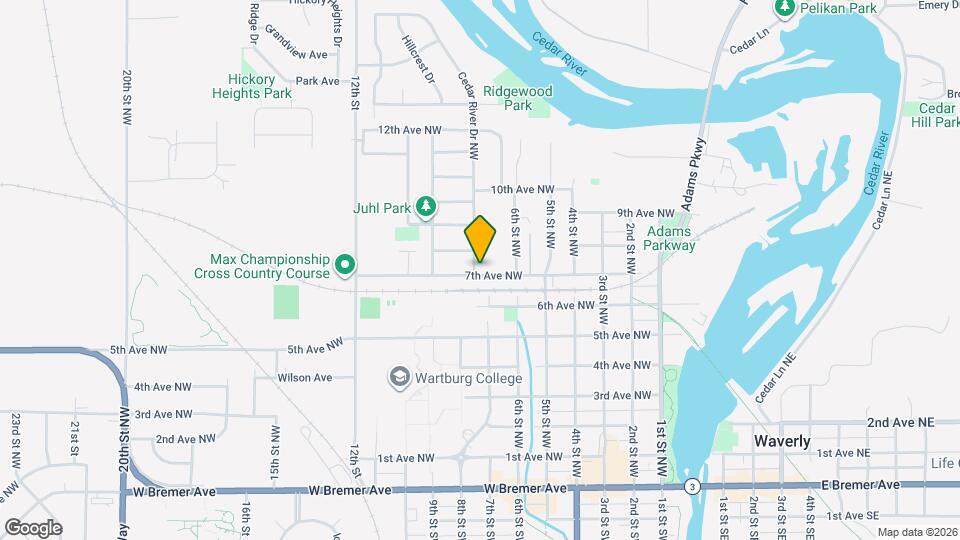 620 7th Ave NW Map and Location Details