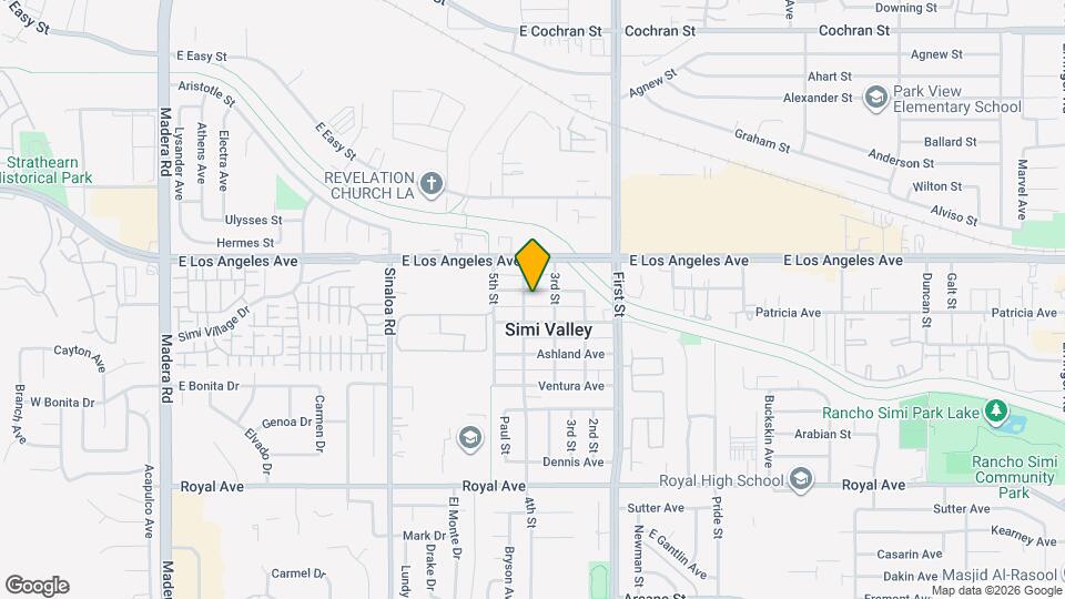 830 California Ave Mapa y Detalles de la Ubicación