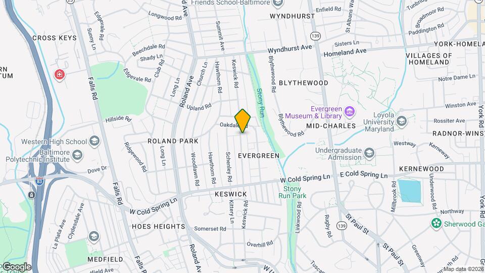 4629 Keswick Rd Mapa y Detalles de la Ubicación