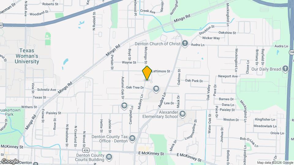 1112 Mulkey Ln Map and Location Details