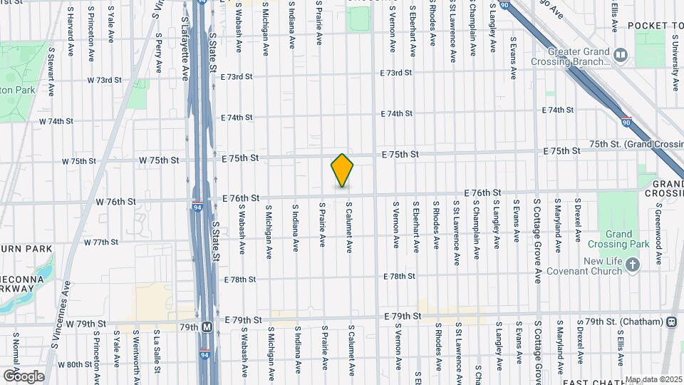 7556-7558 S Calumet Ave Map and Location Details