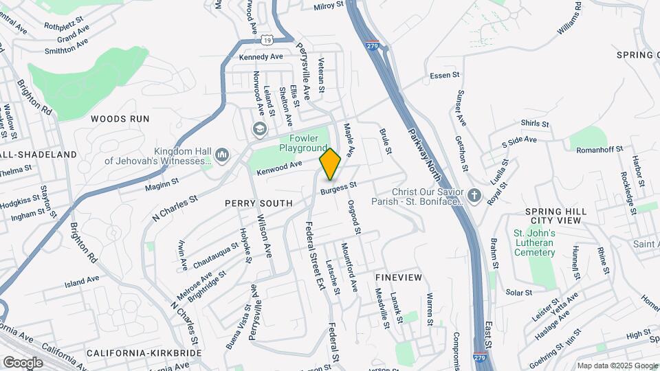 2407 Maple Ave Map and Location Details