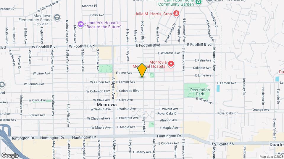 417 S Canyon Blvd Map and Location Details