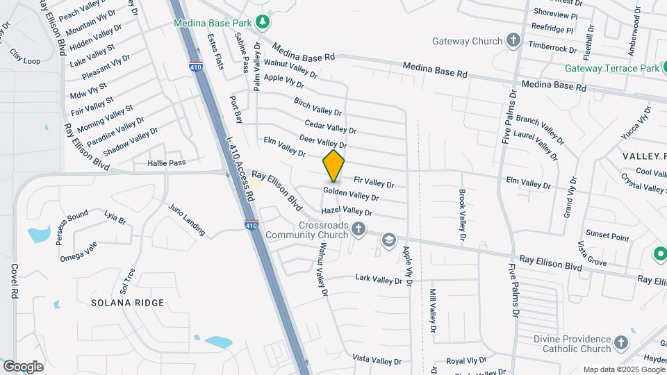 6207 Golden Valley Dr Map and Location Details