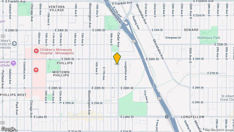 2620 S Cedar Ave Map and Location Details
