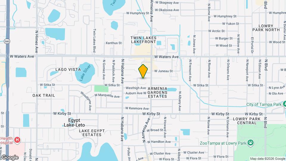 2560 W Bird St Map and Location Details