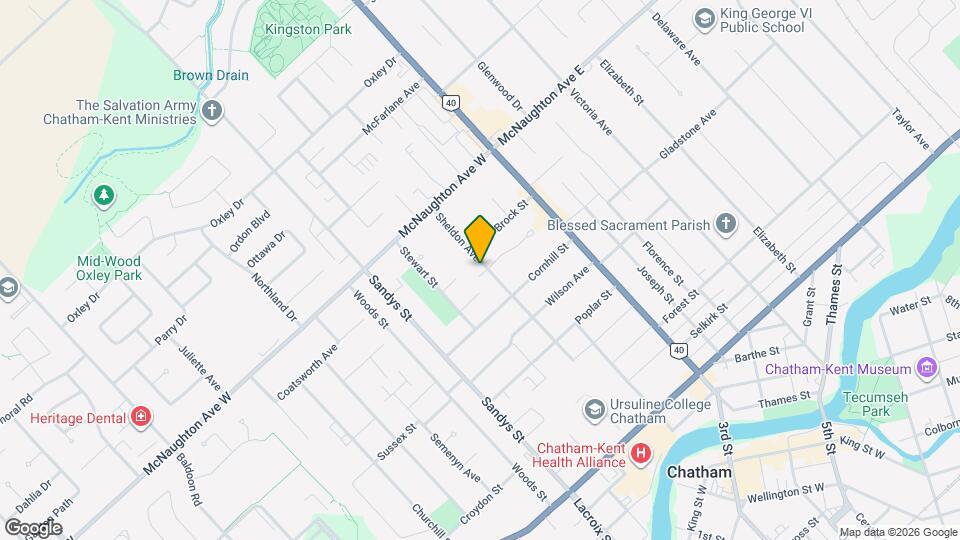 118 Sheldon Av Map and Location Details