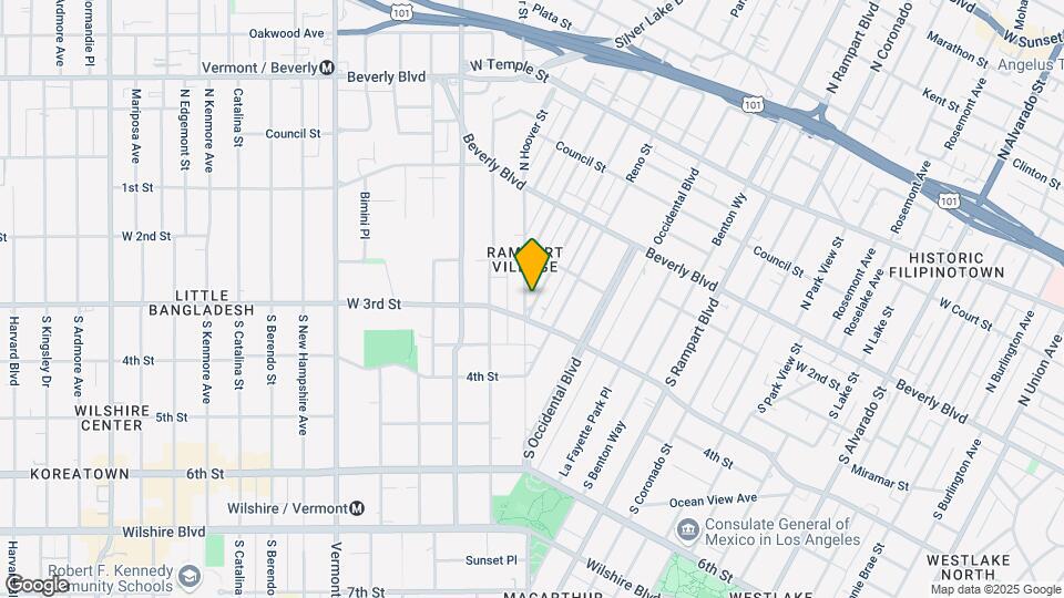 237 S Vendome St Map and Location Details