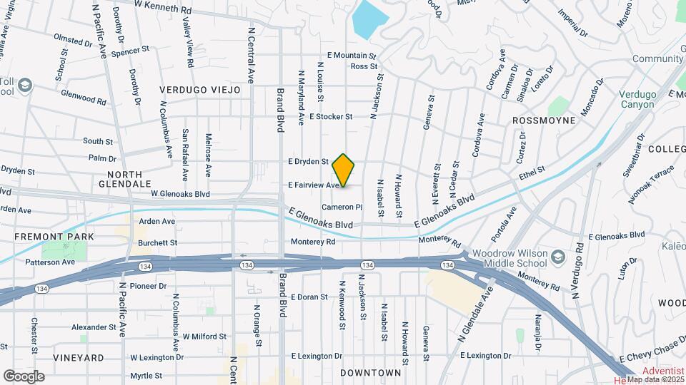 326 E Fairview Ave Map and Location Details